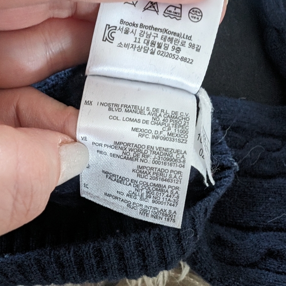 BROOKS BROTHERS - Wool Blend Cowl Neck Cardigan - Picture 5 of 13